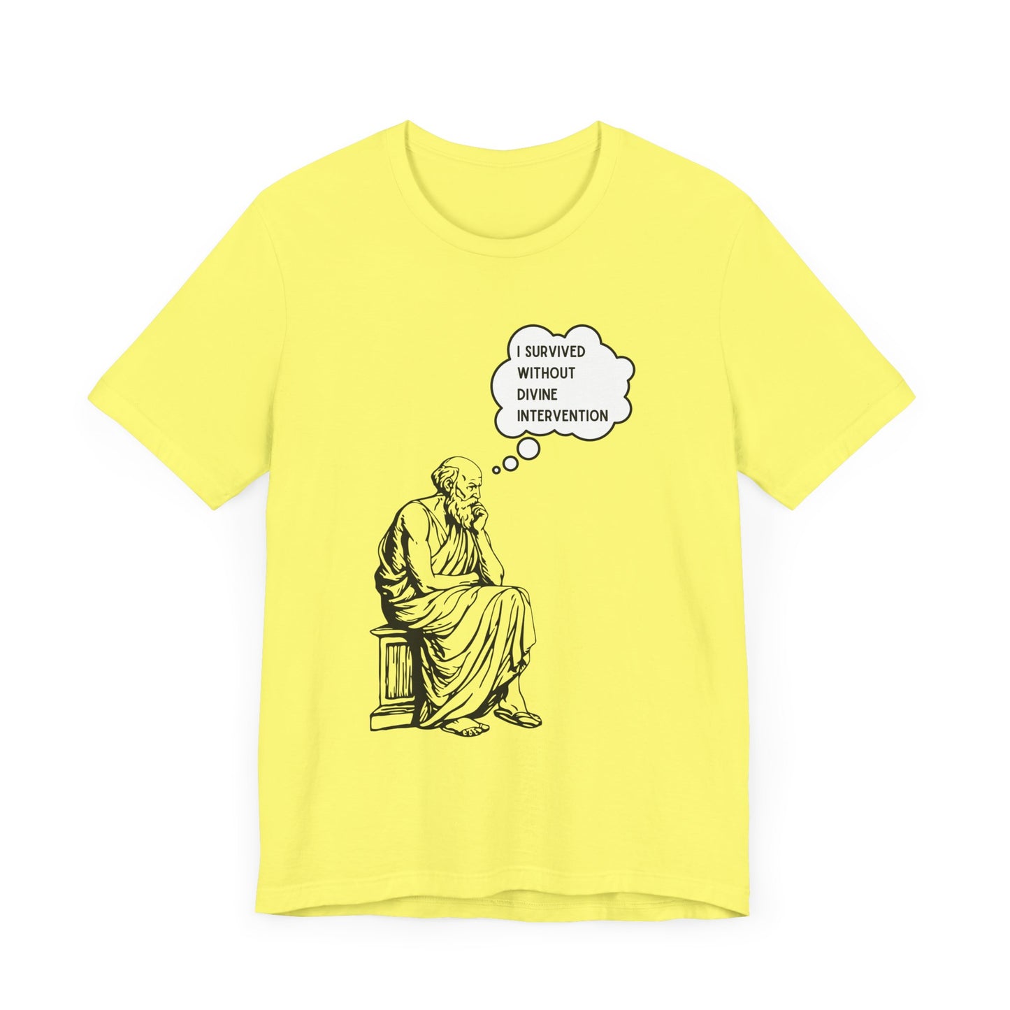 Philosopher Surviving Without Divine Intervention T-Shirt