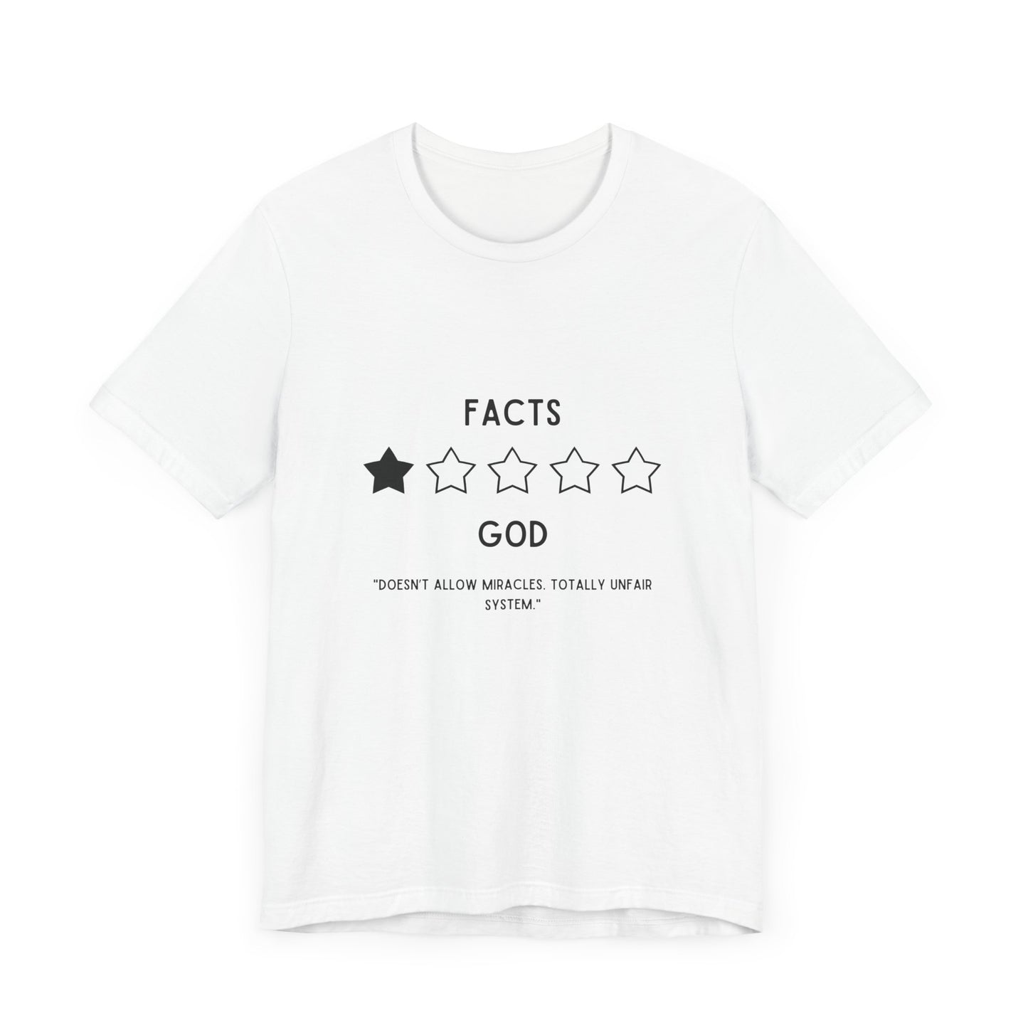 Holy Ratings: One Star Reviews By God T-Shirt