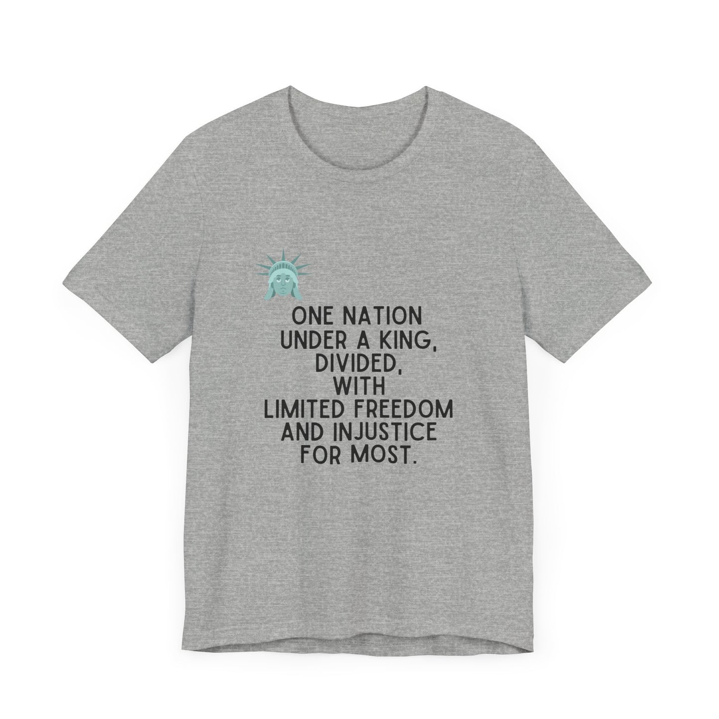 Liberty Weeps: Pledge of a Divided Nation - King Version - T-Shirt