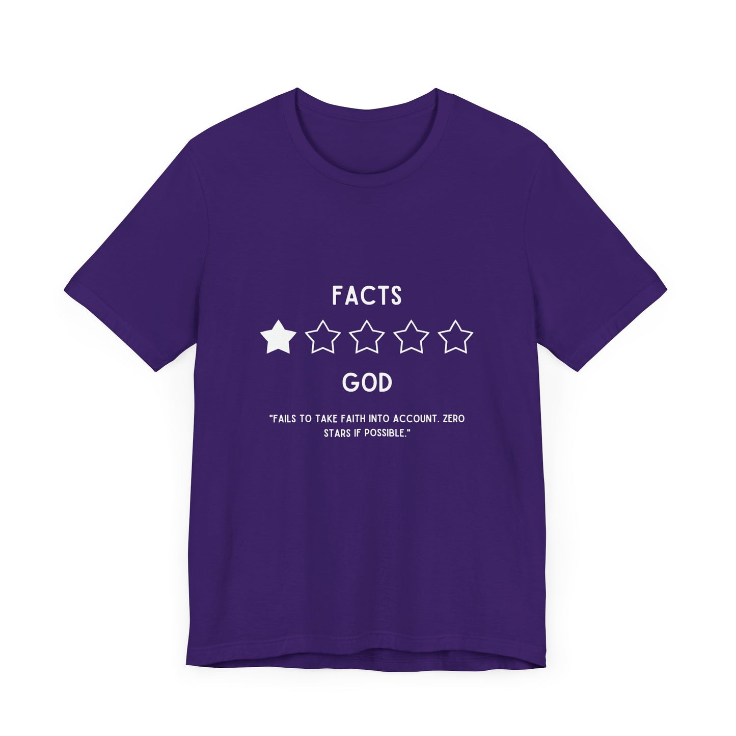 Holy Ratings: One Star Faith Fails T-Shirt