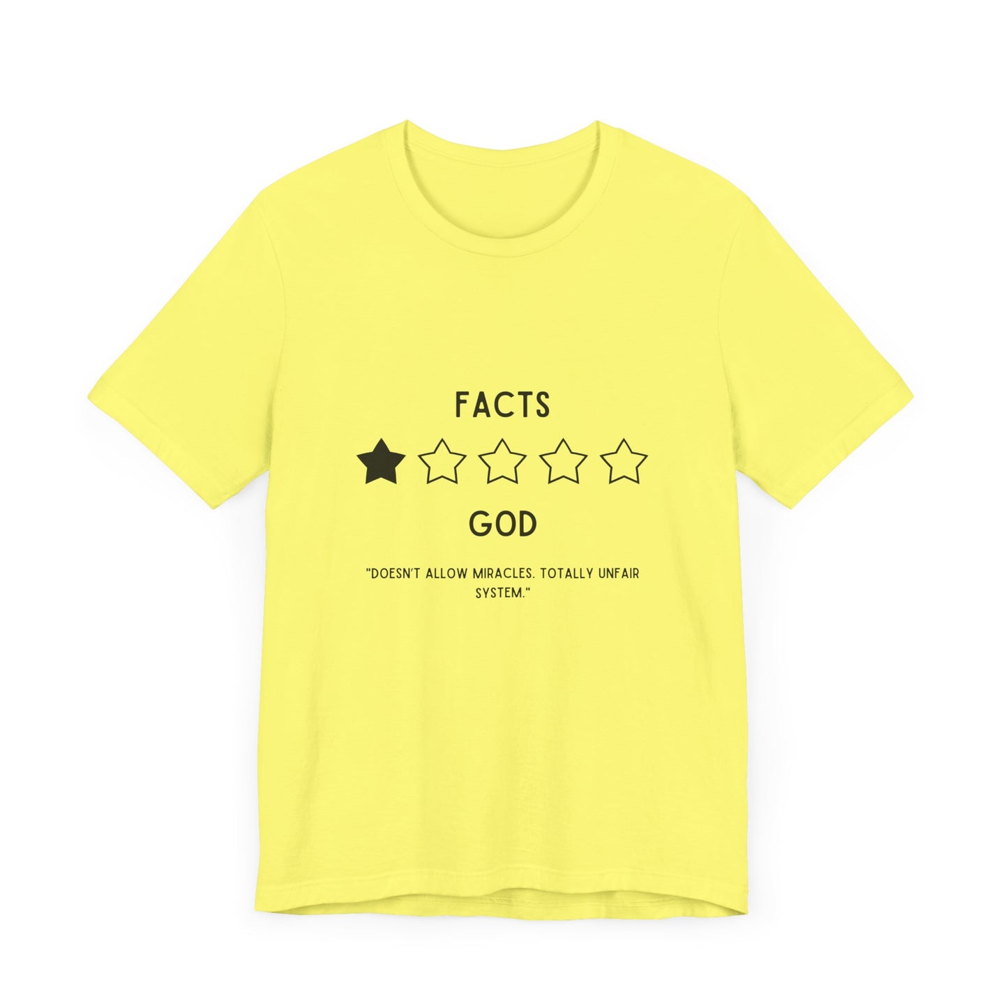 Holy Ratings: One Star Reviews By God T-Shirt