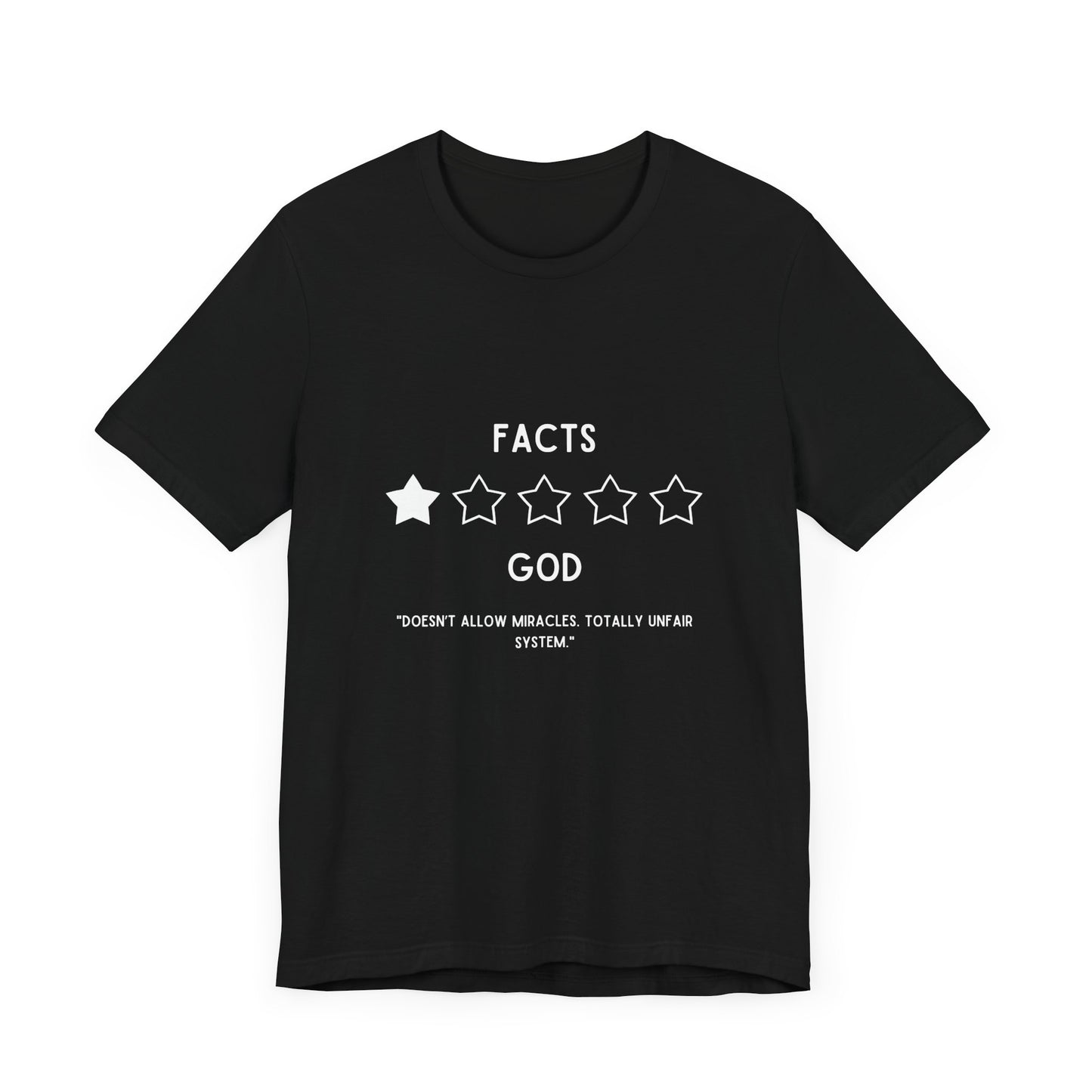 Holy Ratings: One Star Reviews By God T-Shirt