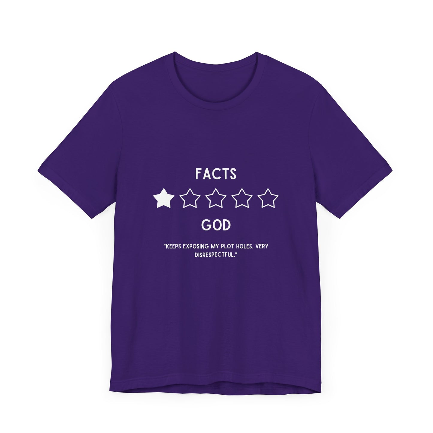 Holy Ratings: One Star for Facts T-Shirt