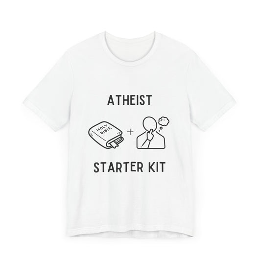 Atheist Starter Kit – The Bible + Thought - T-Shirt