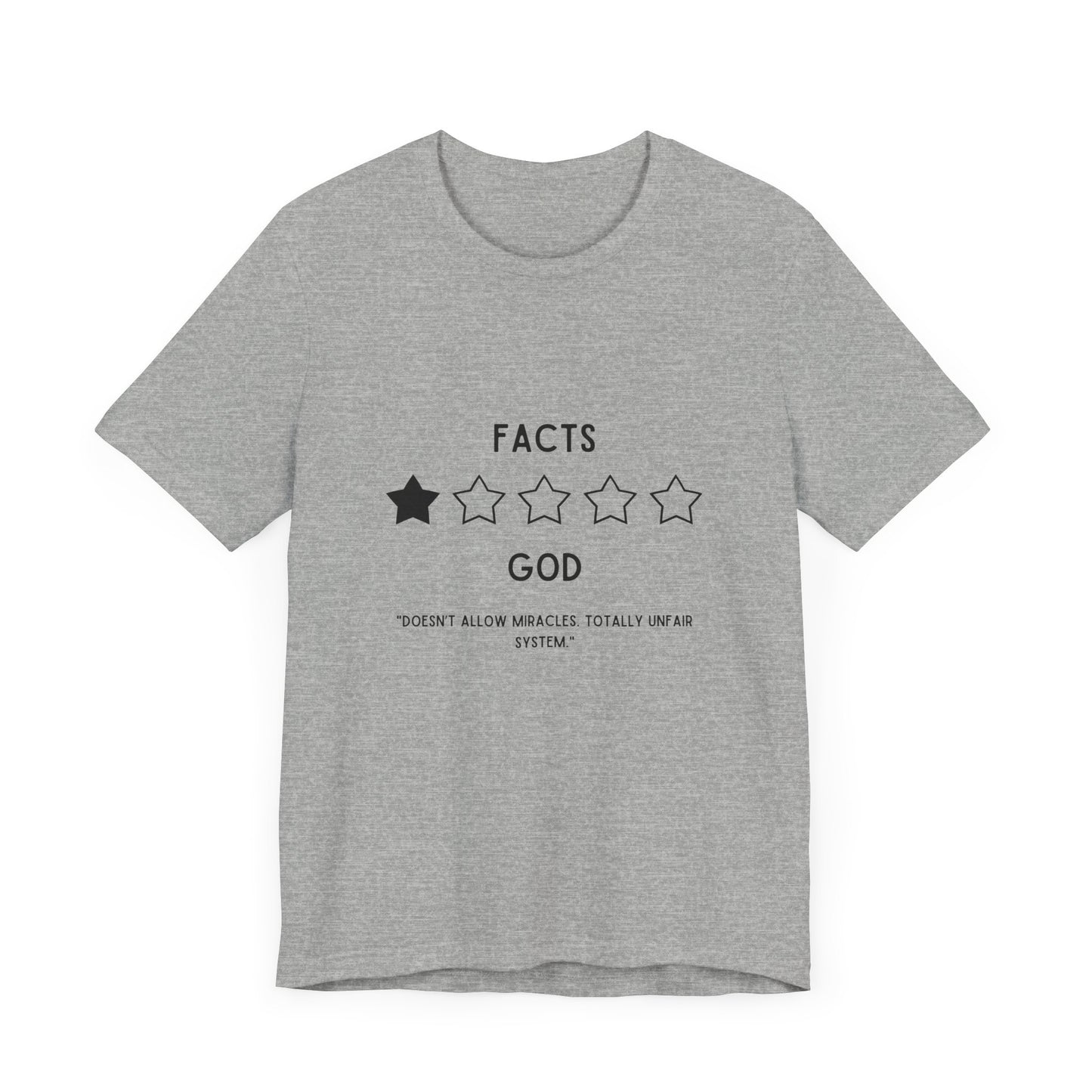 Holy Ratings: One Star Reviews By God T-Shirt