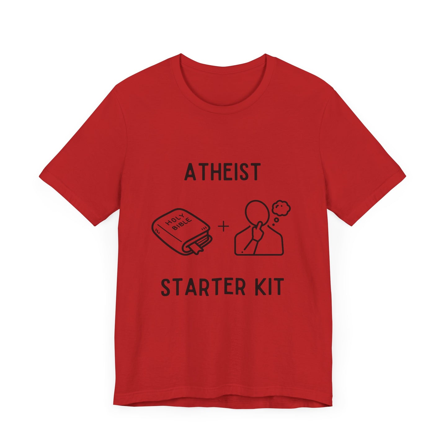 Atheist Starter Kit – The Bible + Thought - T-Shirt