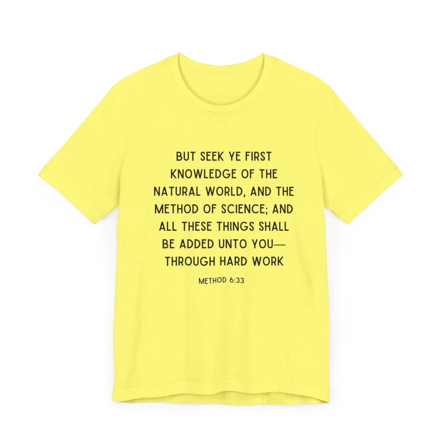 Method 6:33 - Matthew 6:33 Corrected - T-Shirt