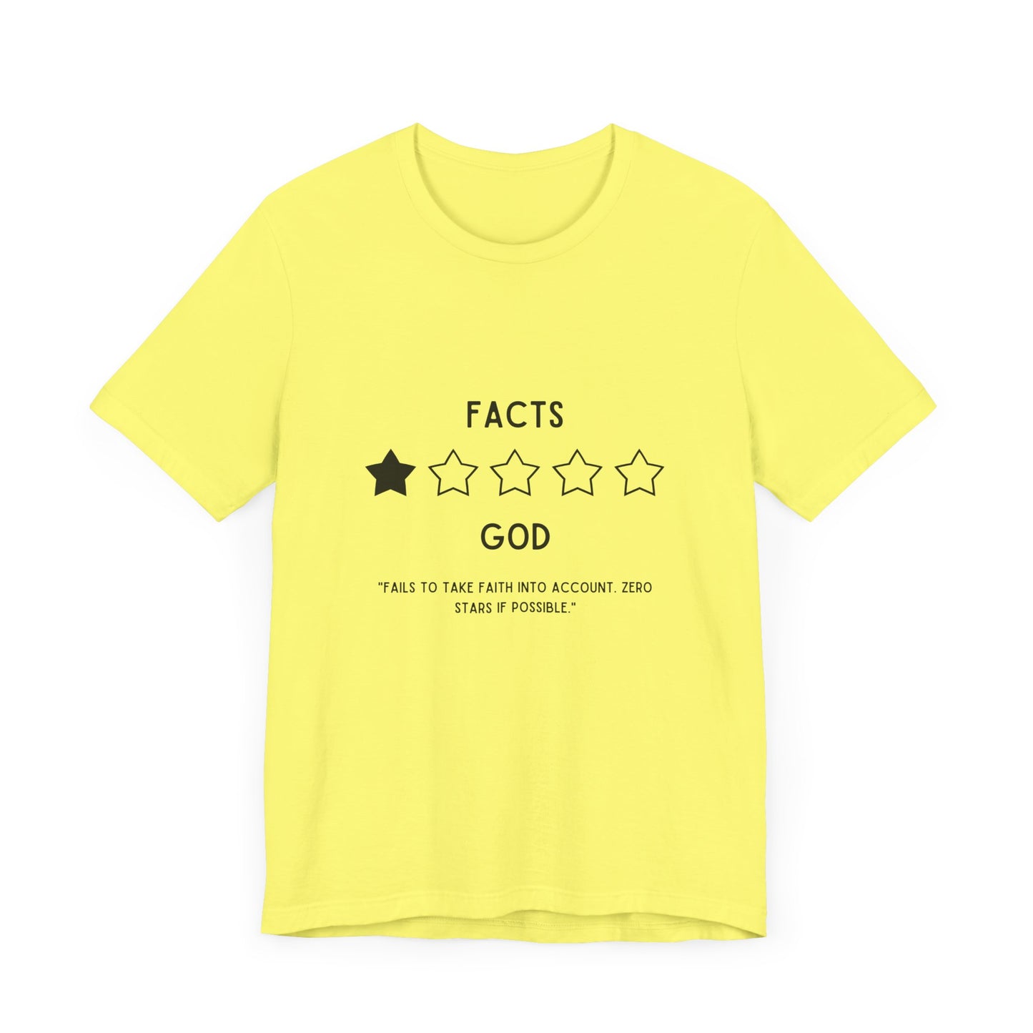 Holy Ratings: One Star Faith Fails T-Shirt