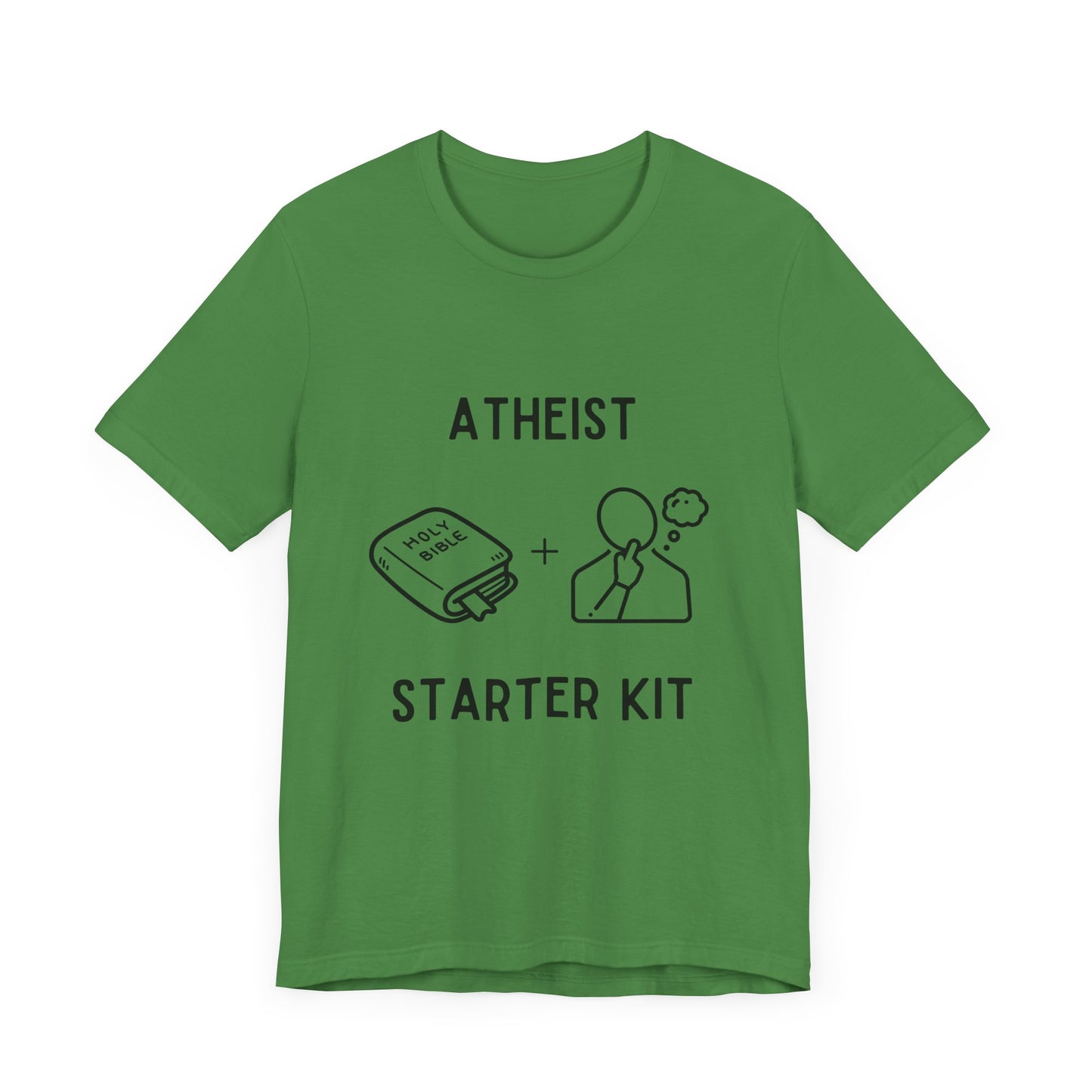 Atheist Starter Kit – The Bible + Thought - T-Shirt