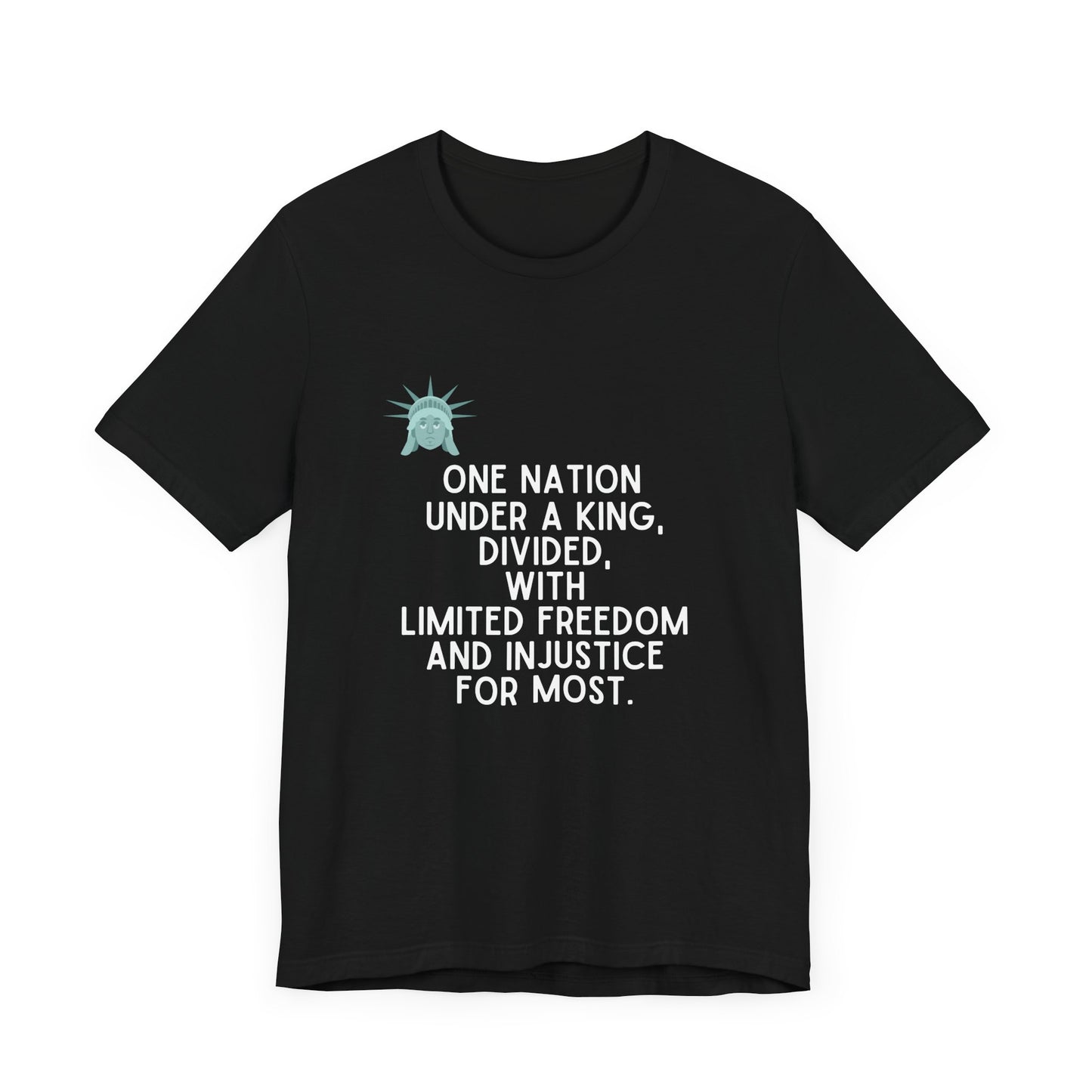 Liberty Weeps: Pledge of a Divided Nation - King Version - T-Shirt